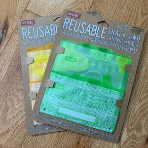 PICK ANY 3 Items for $10 - Russbe Reusable Snack and Sandwich Bags Set